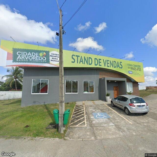 Imagem estática do "Street View" da localização