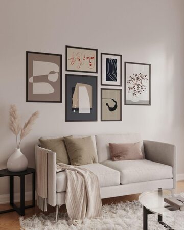 Onde pendurar quadros nas paredes