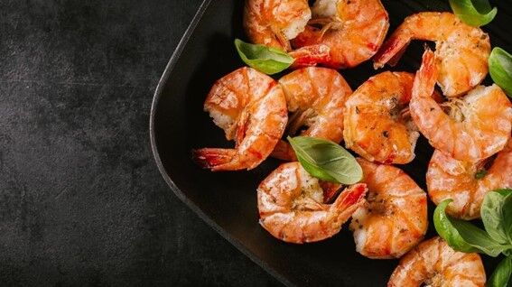 Benefícios do camarão