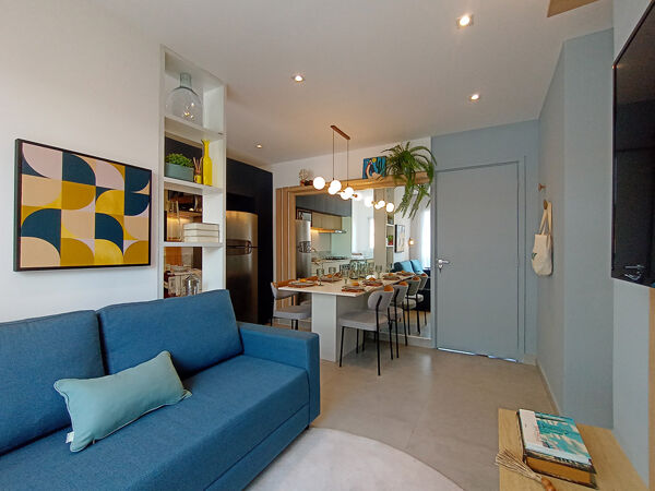 O azul está em alta