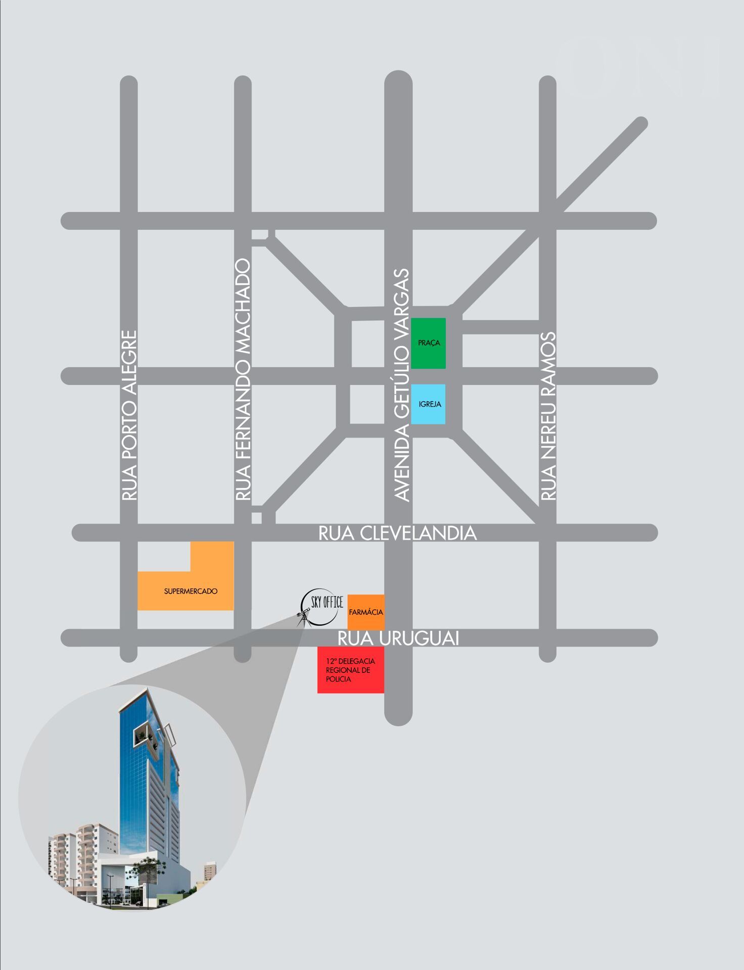 Sala Comercial de 40m² no bairro Centro, em Chapecó | Eu Corretor