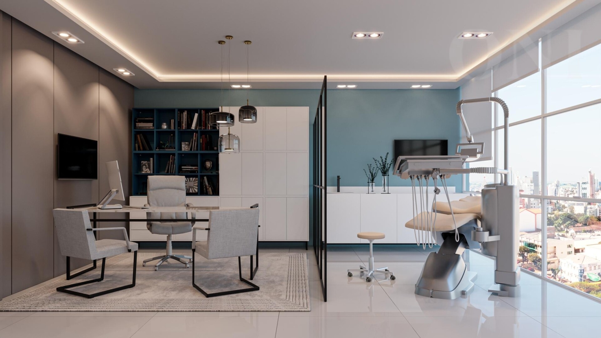 Sala Comercial de 44m² no bairro Centro, em Chapecó | Eu Corretor