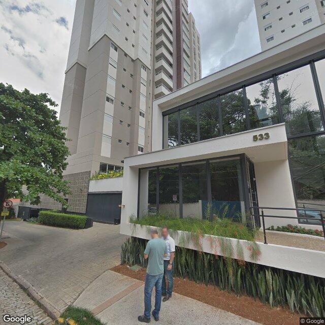 Imagem estática do "Street View" da localização