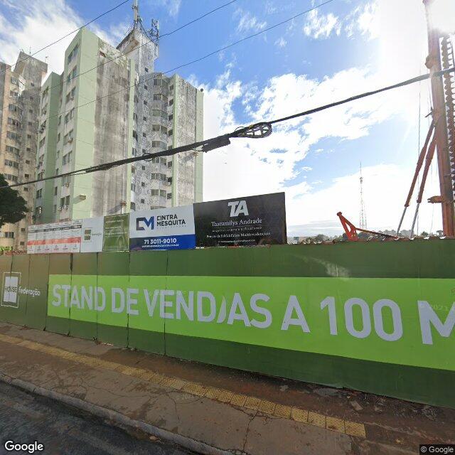 Imagem estática do "Street View" da localização