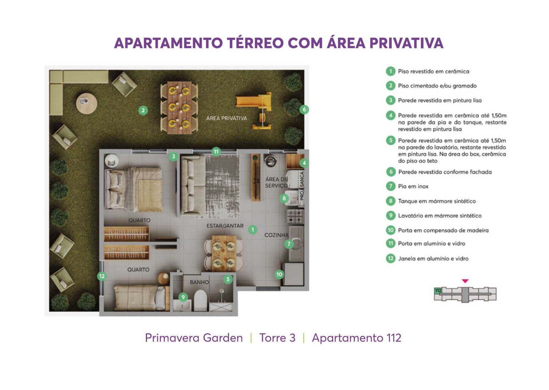 Apartamento à venda com 2 quartos, 61m² - Foto 5