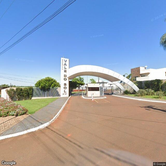 Imagem estática do "Street View" da localização