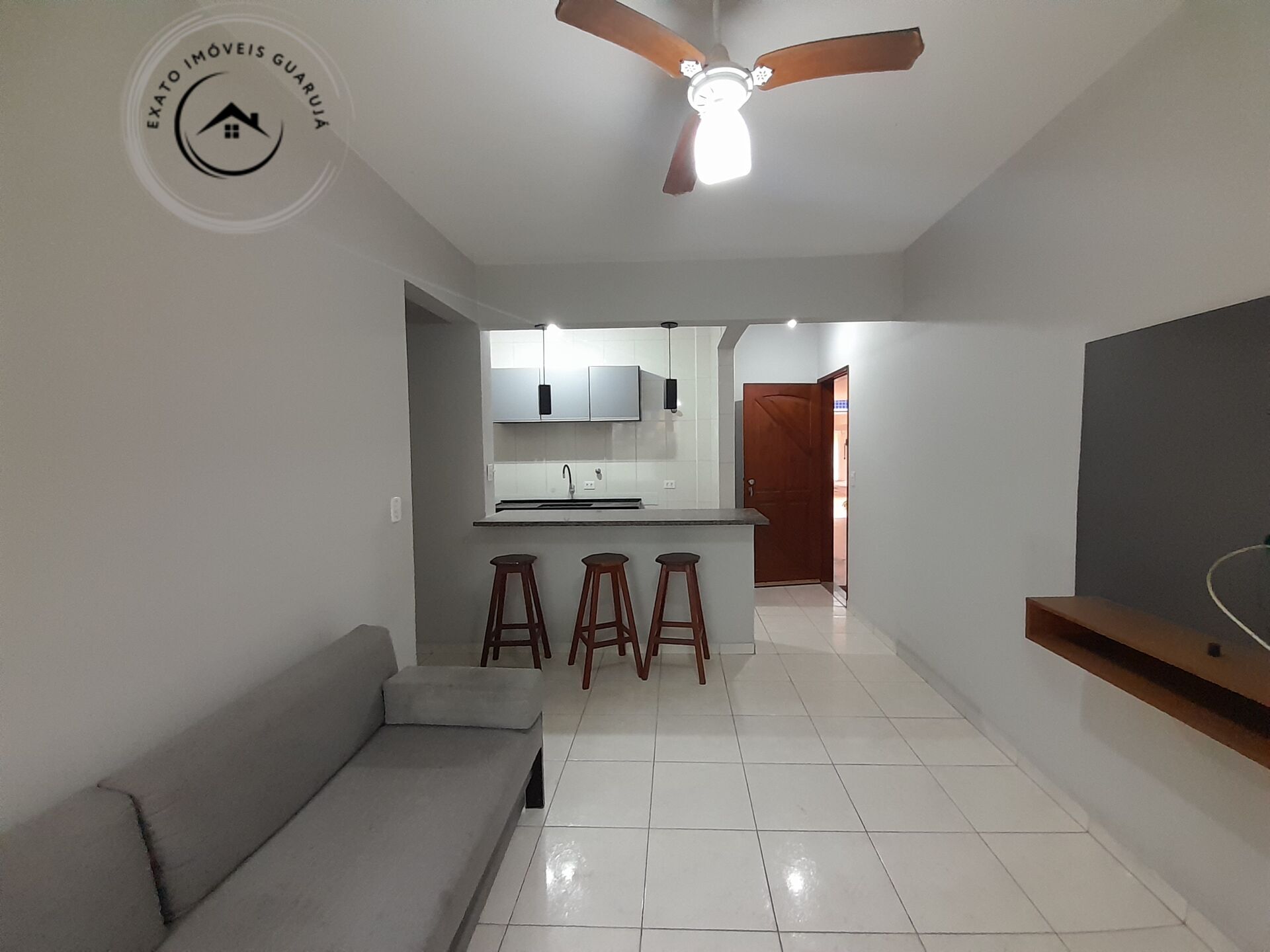Apartamento padrão térreo de 01 dormitório para venda na pra