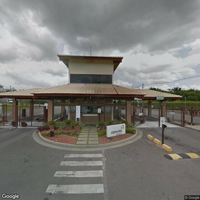 Imagem estática do "Street View" da localização