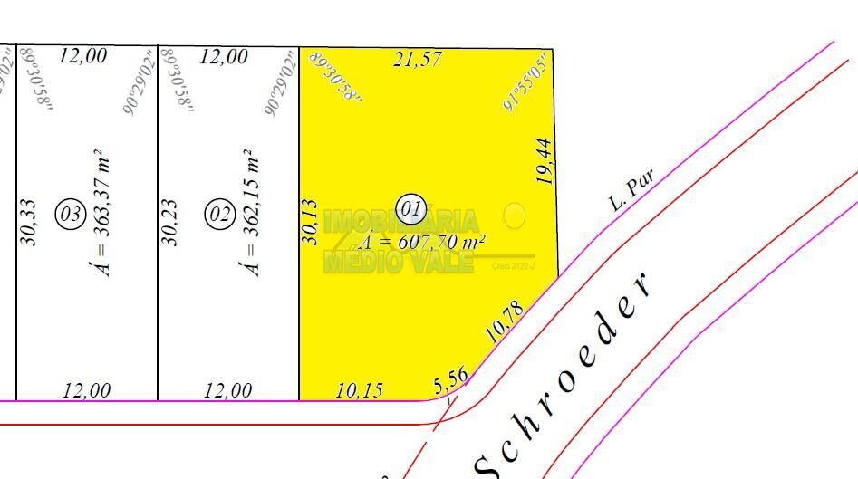 Terreno de esquina para comprar em Indaial — foto 6