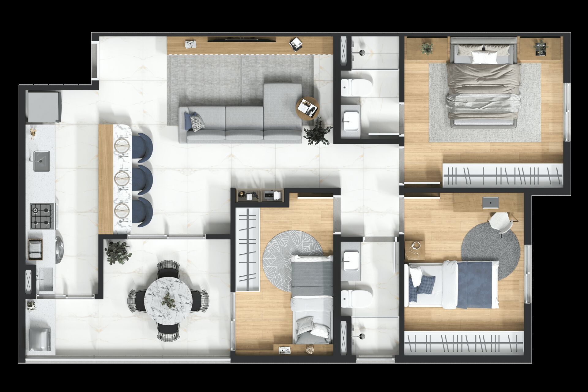 Apartamento, 3 quartos, 70 m² - Foto 17