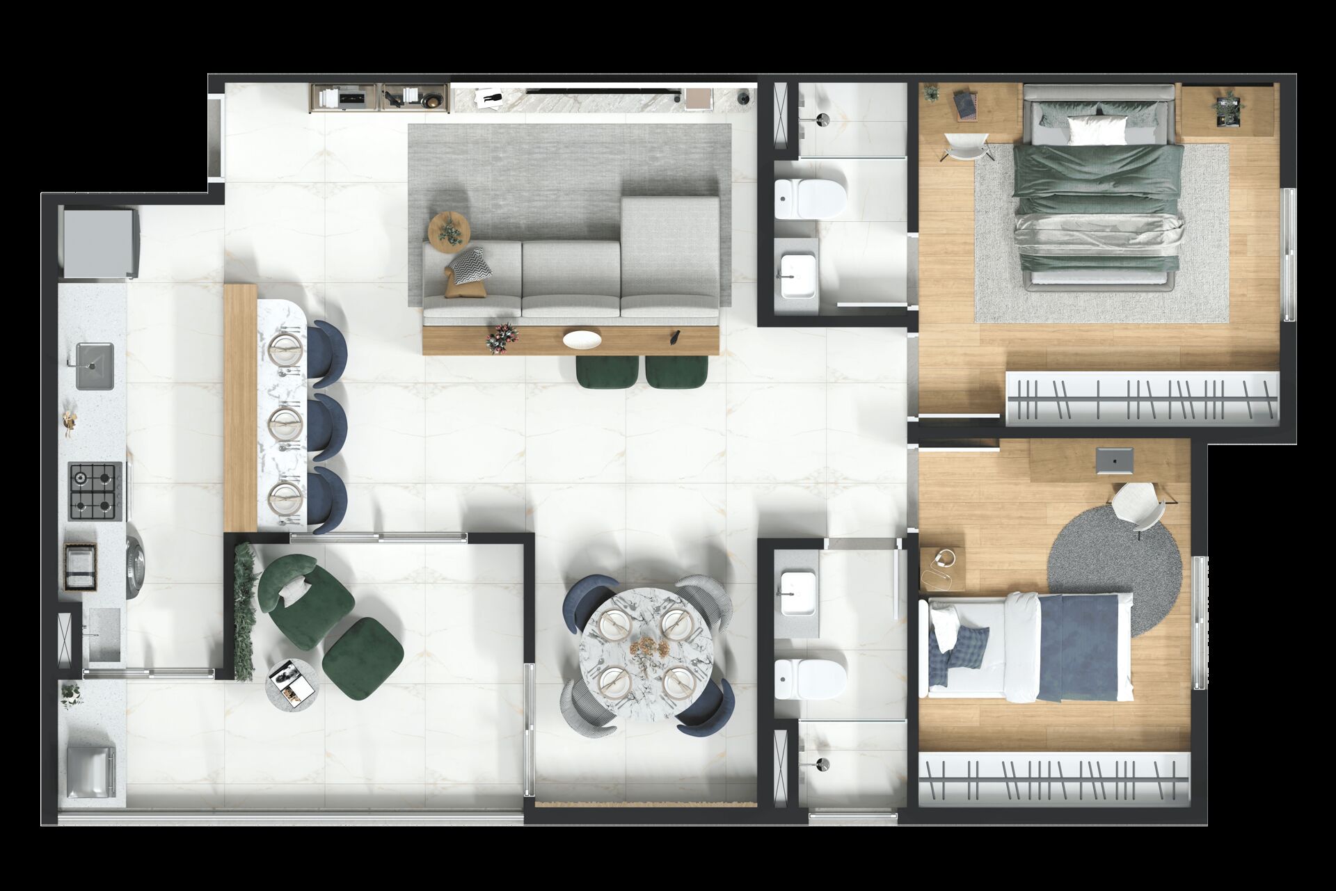 Apartamento, 3 quartos, 70 m² - Foto 16