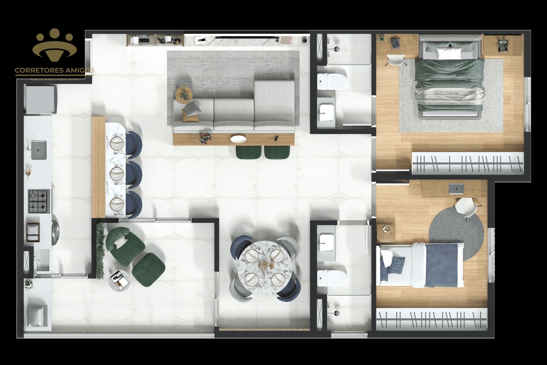 Apartamento, 3 quartos, 70 m² - Foto 16