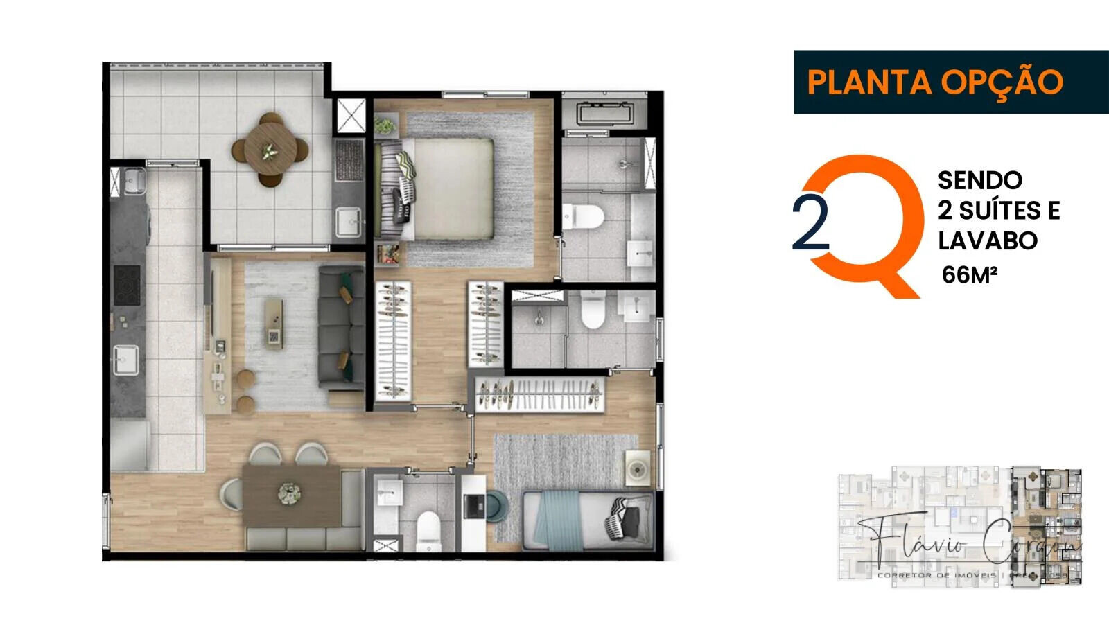 Apartamento à venda com 3 quartos, 77m² - Foto 24