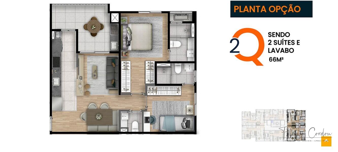 Apartamento à venda com 3 quartos, 77m² - Foto 16