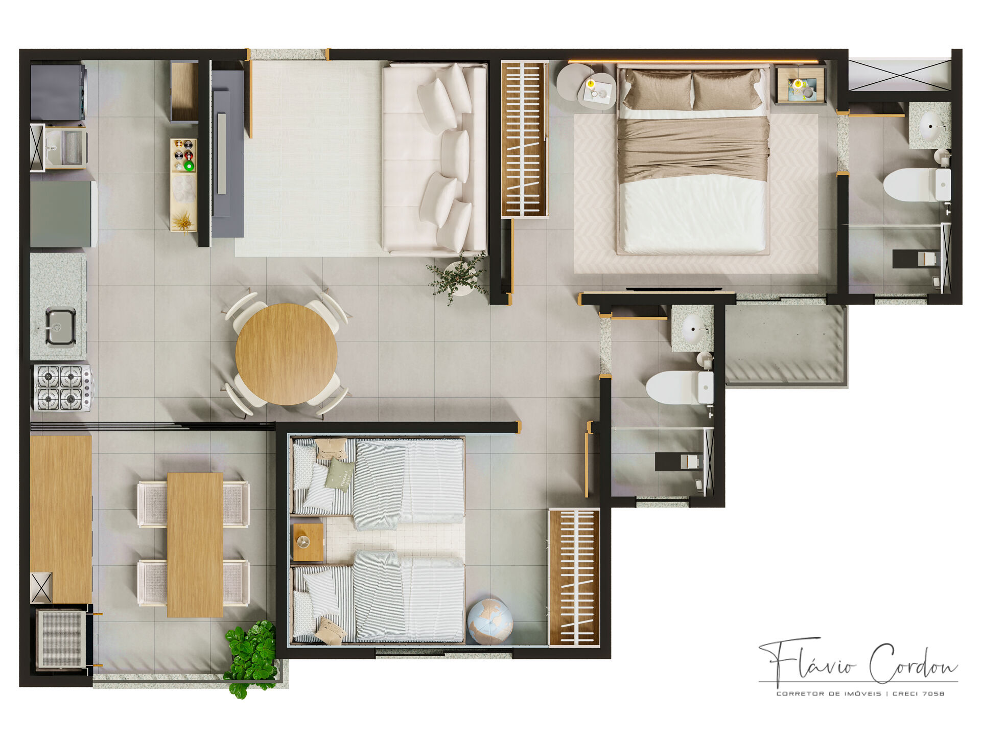 Apartamento, 2 quartos, 55 m² - Foto 20