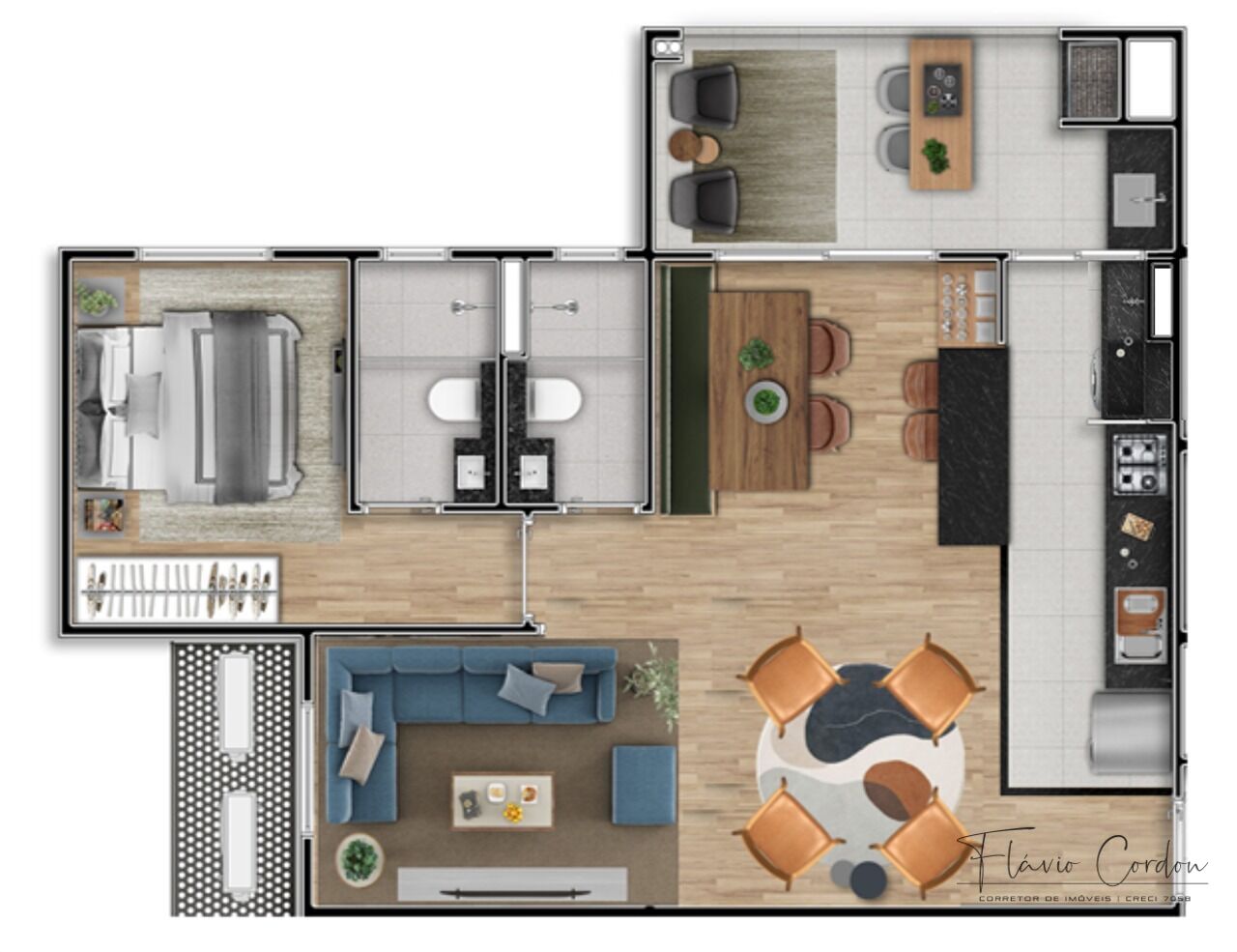 Apartamento, 2 quartos, 65 m² - Foto 11