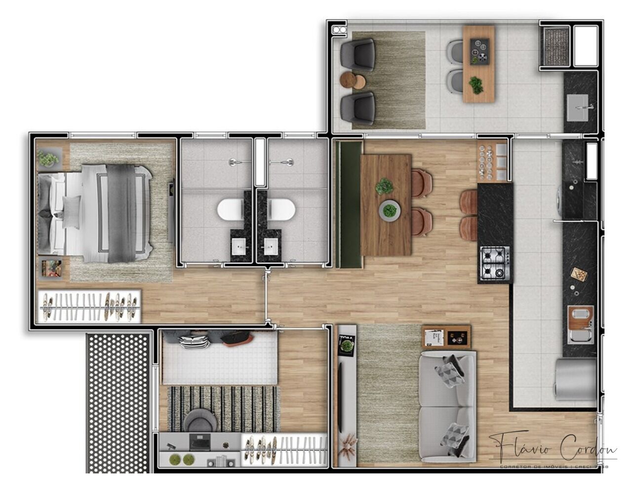 Apartamento, 2 quartos, 65 m² - Foto 10