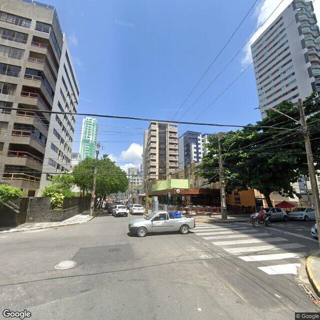 Imagem estática do "Street View" da localização