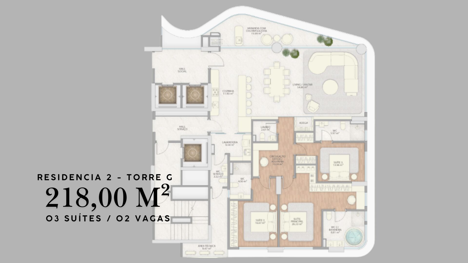 Apartamento, 3 quartos, 218 m² - Foto 26