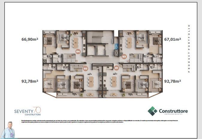 Apartamento, 3 quartos, 92 m² - Foto 12