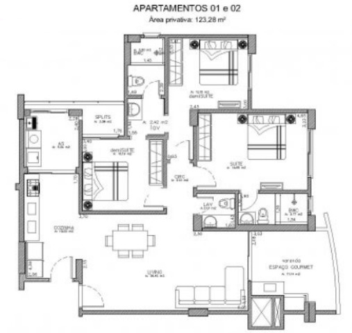 Apartamento à venda com 2 quartos, 90m² - Foto 17