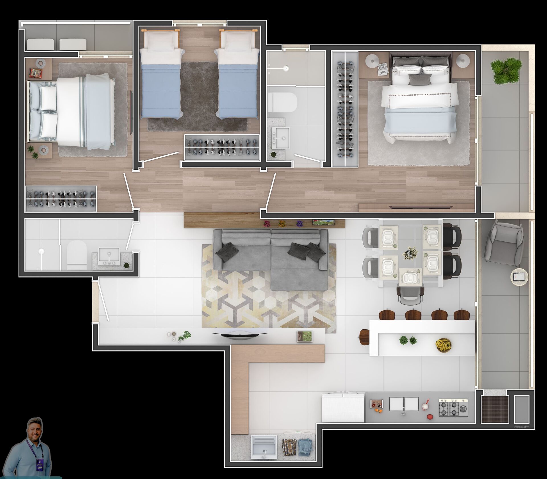 Apartamento, 3 quartos, 115 m² - Foto 16