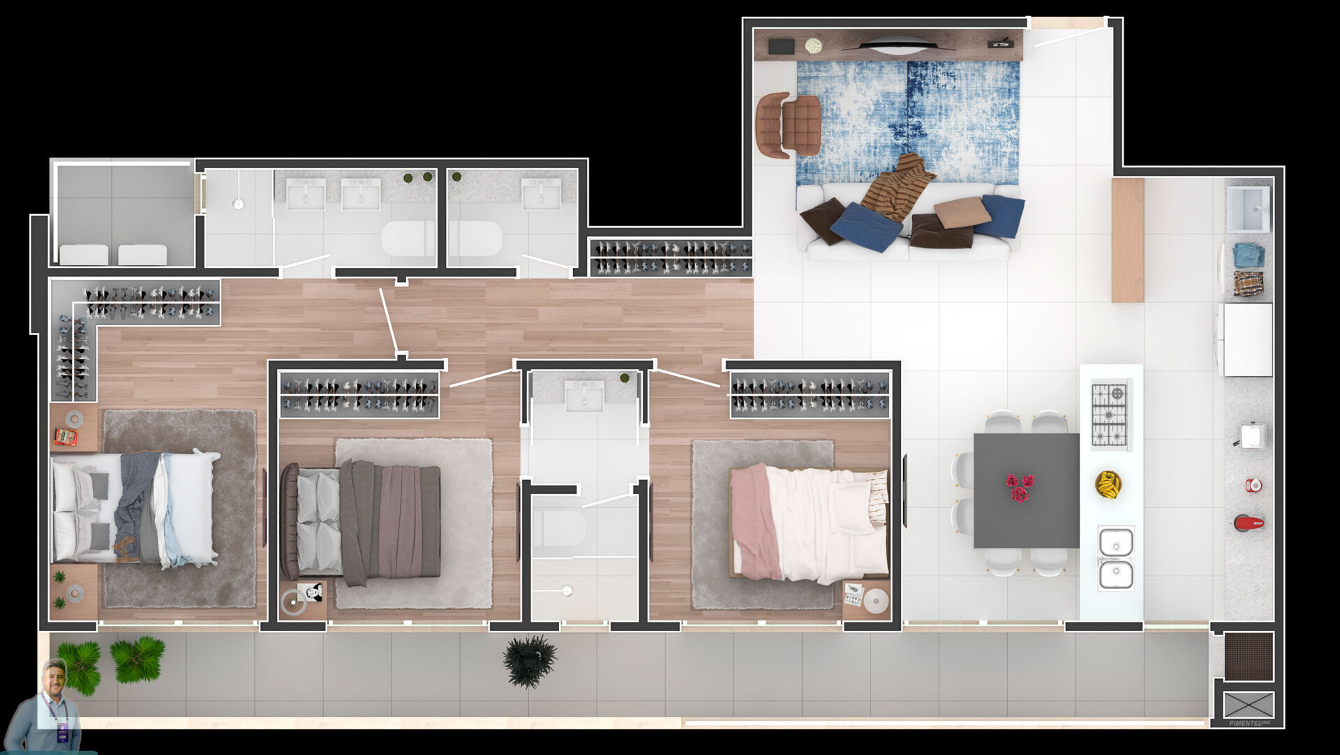 Apartamento, 3 quartos, 115 m² - Foto 15