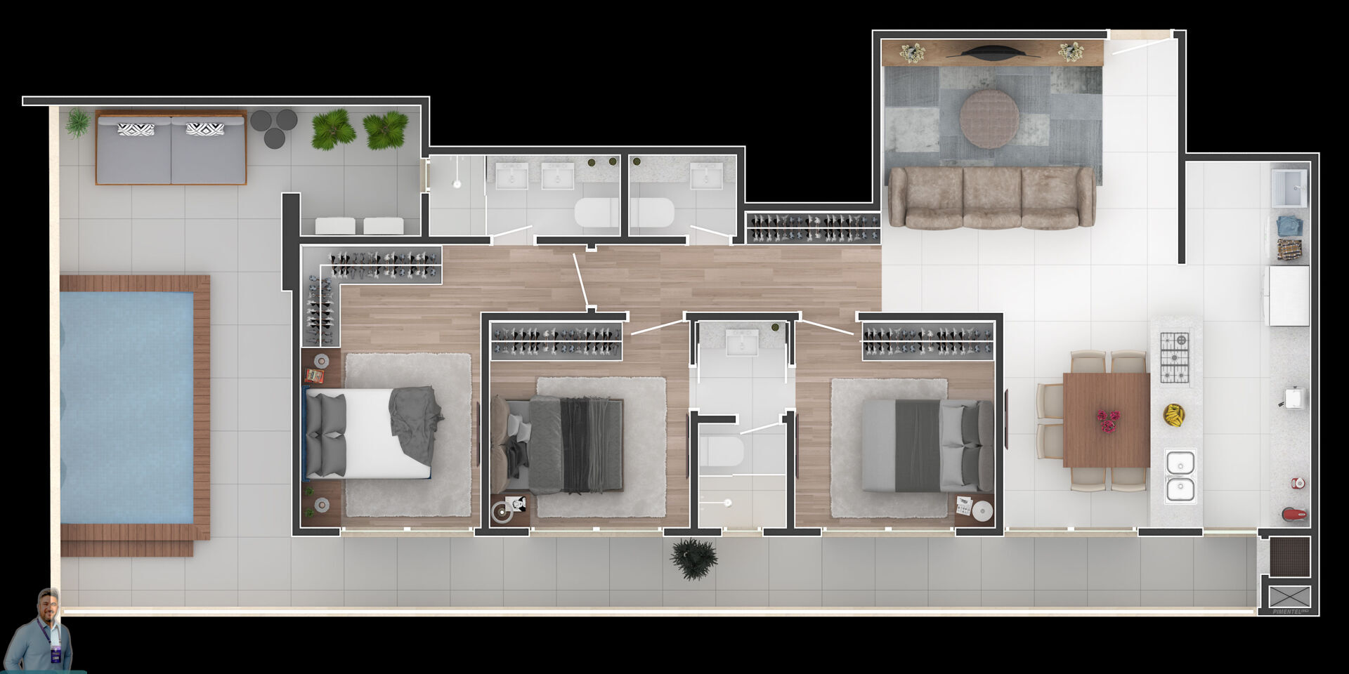 Apartamento, 3 quartos, 115 m² - Foto 18