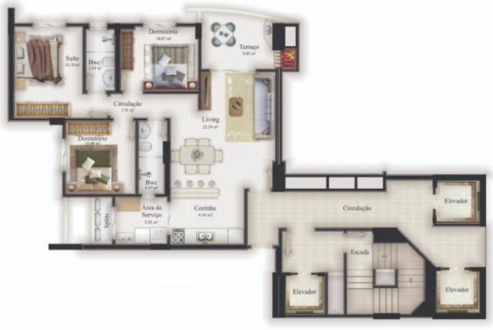 Apartamento, 3 quartos, 123 m² - Foto 20