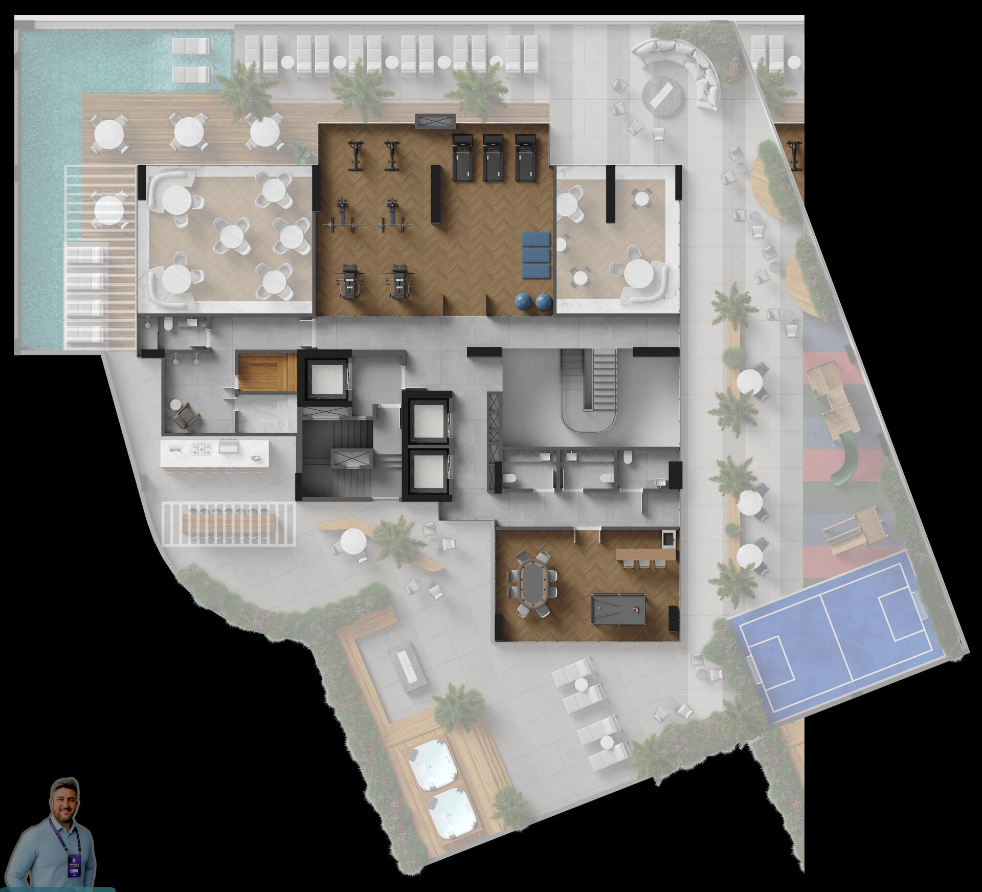 Cobertura, 3 quartos, 195 m² - Foto 13