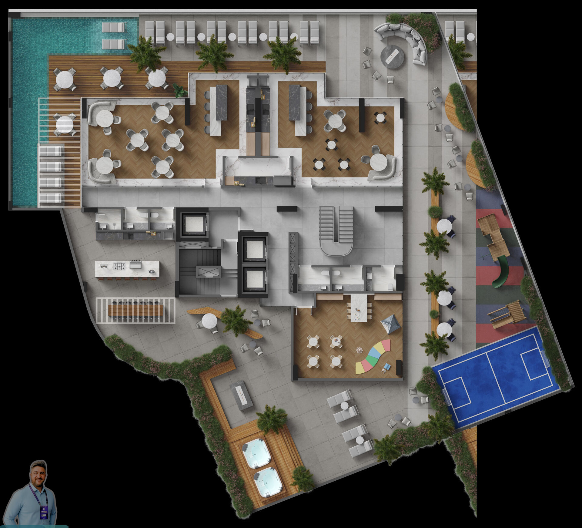 Cobertura, 3 quartos, 195 m² - Foto 12