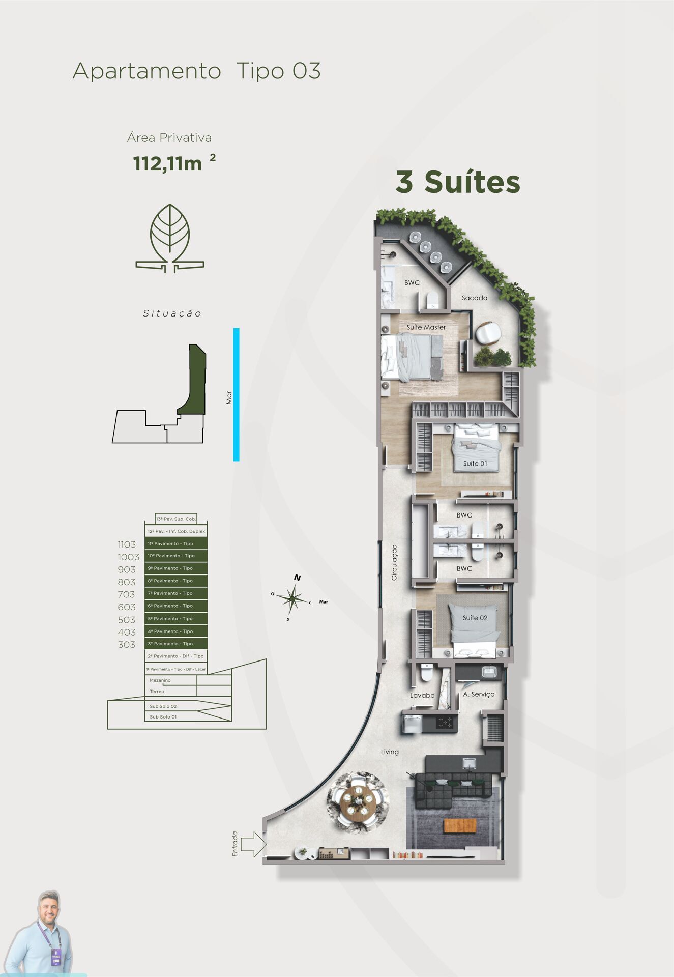 Apartamento, 3 quartos, 113 m² - Foto 18