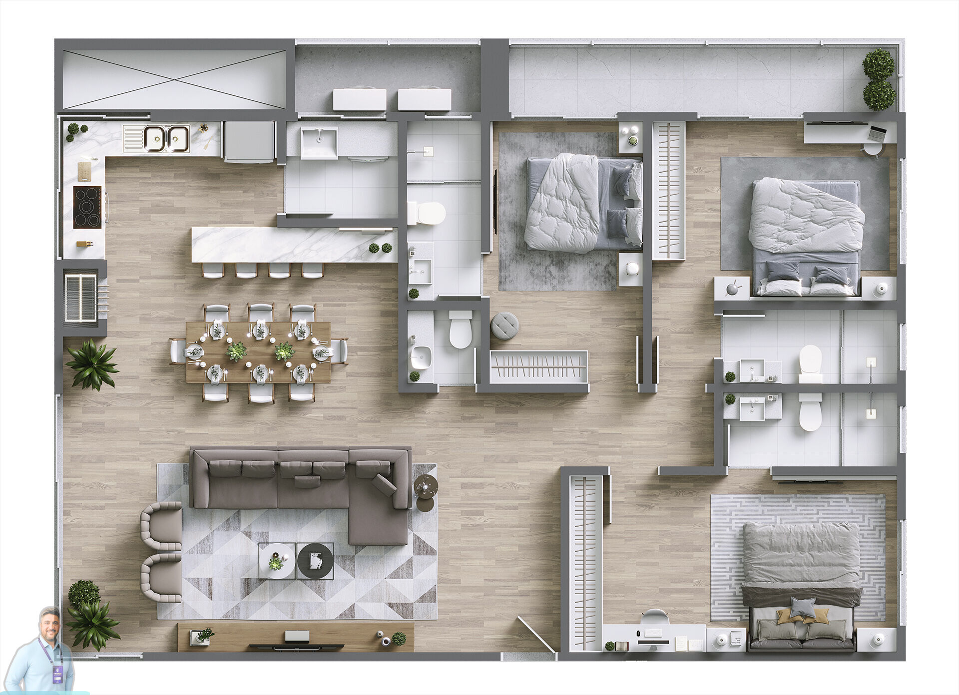 Apartamento, 3 quartos, 141 m² - Foto 30