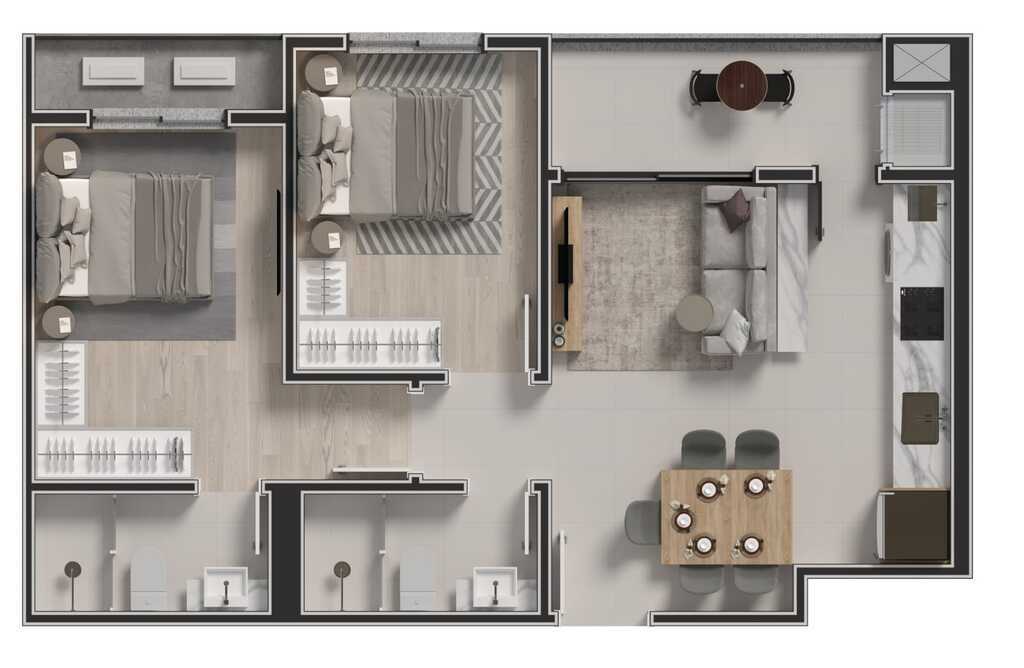 Apartamento à venda com 2 quartos, 61m² - Foto 25