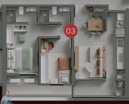 Apartamento, 2 quartos, 67 m² - Foto 14