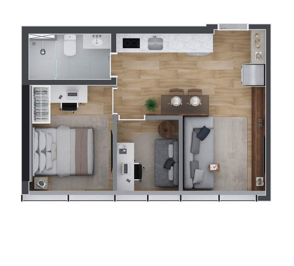 Apartamento à venda com 2 quartos, 46m² - Foto 36