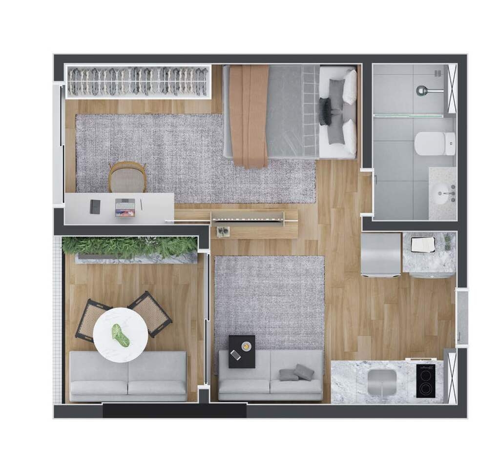 Apartamento à venda com 2 quartos, 46m² - Foto 34