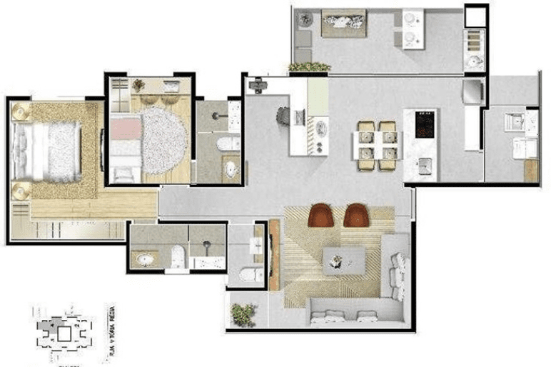 Apartamento à venda com 3 quartos, 92m² - Foto 29