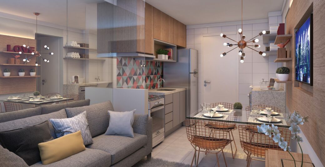 Apartamento à venda com 2 quartos, 32m² - Foto 9