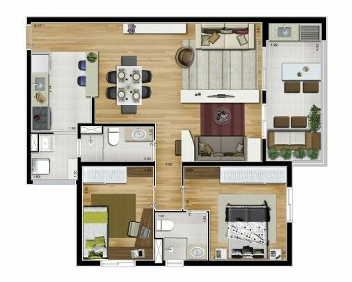 Apartamento à venda com 3 quartos, 83m² - Foto 26