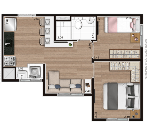 Apartamento à venda com 2 quartos, 32m² - Foto 13