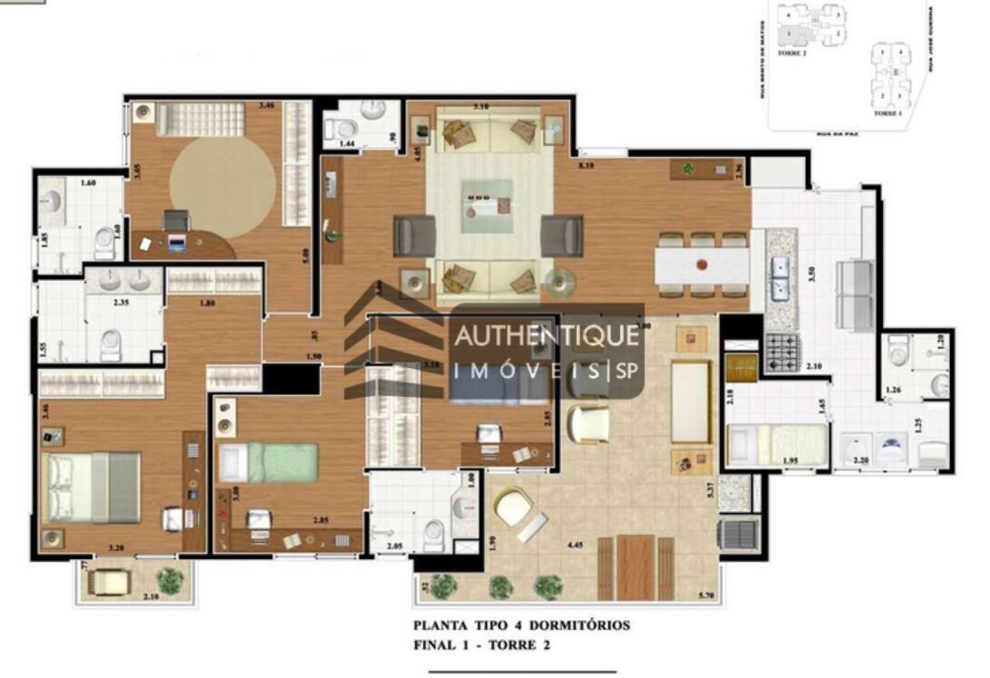 Apartamento à venda com 4 quartos, 143m² - Foto 85