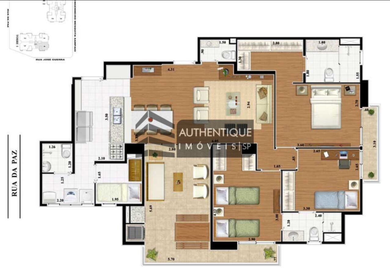 Apartamento à venda com 4 quartos, 143m² - Foto 86