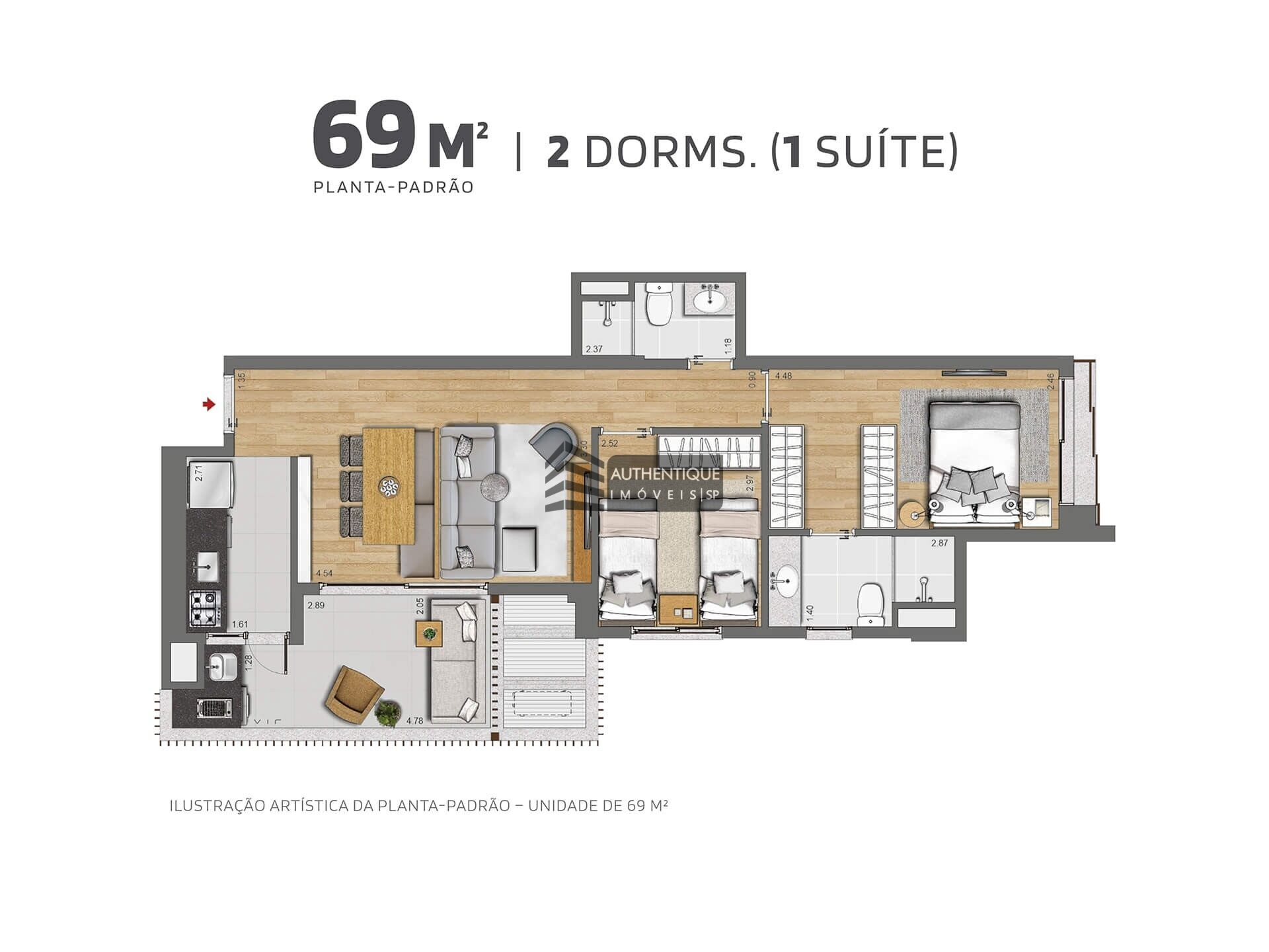 Apartamento à venda com 2 quartos, 70m² - Foto 23