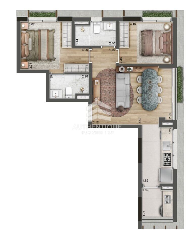 Apartamento, 2 quartos, 95 m² - Foto 20