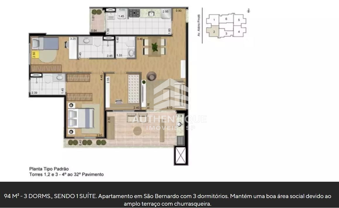 Apartamento, 3 quartos, 94 m² - Foto 31