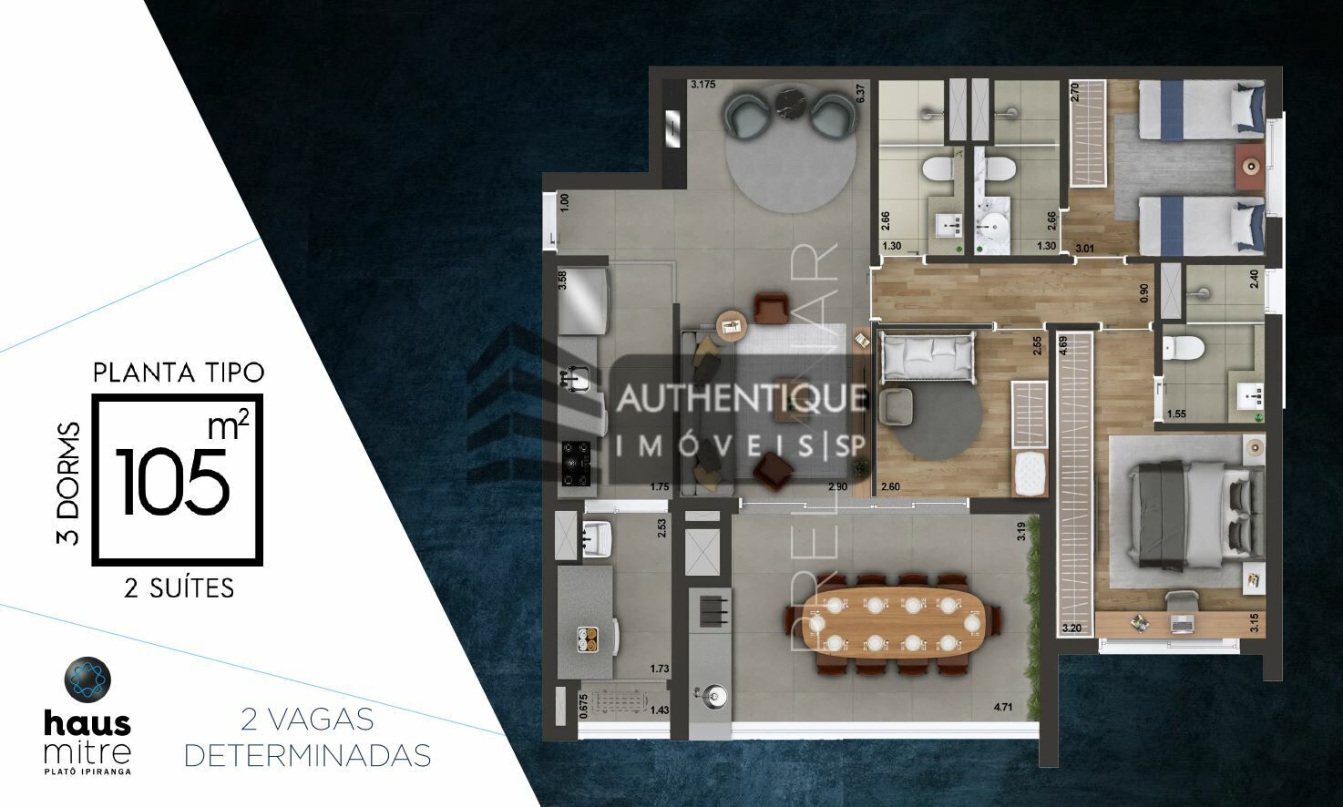 Apartamento à venda com 3 quartos, 105m² - Foto 30