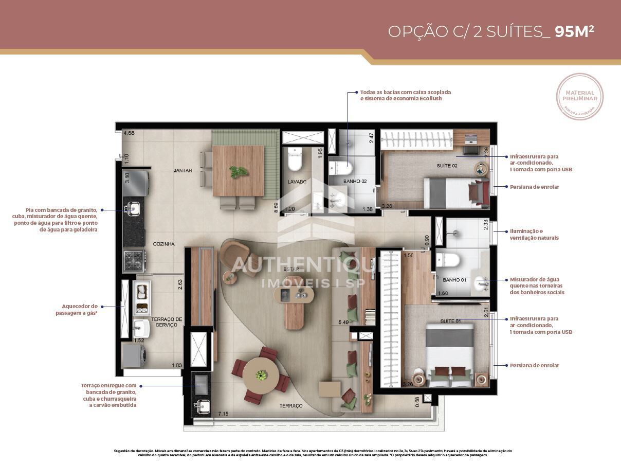 Apartamento, 2 quartos, 95 m² - Foto 10