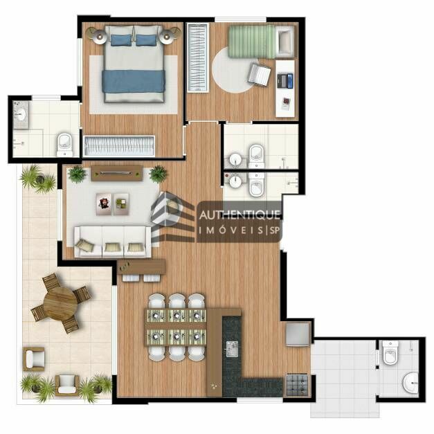 Cobertura à venda com 2 quartos, 215m² - Foto 16