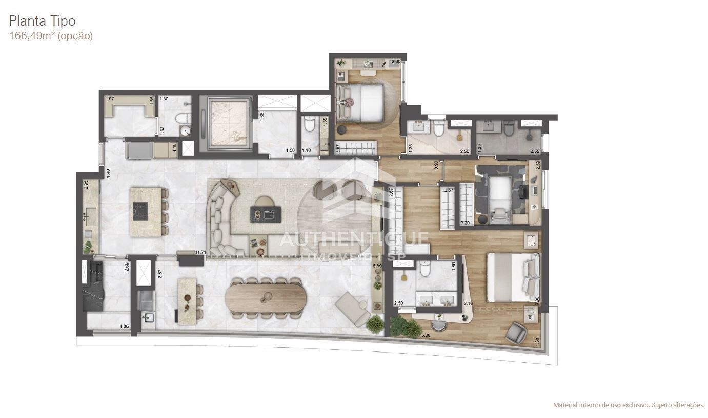 Apartamento, 3 quartos, 166 m² - Foto 28